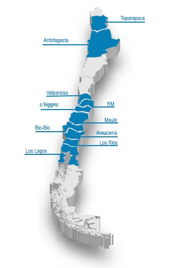 Mapa de Chile